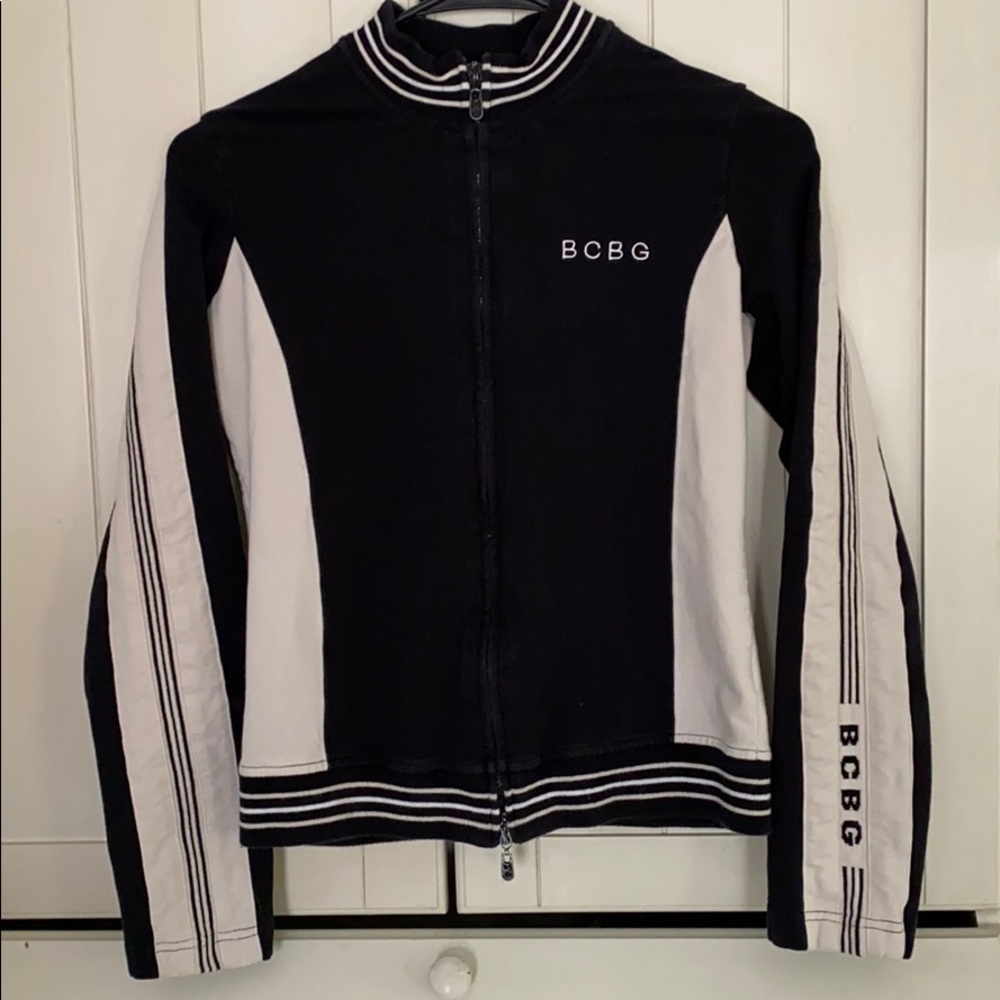 BCBG Double Zipper Jacket